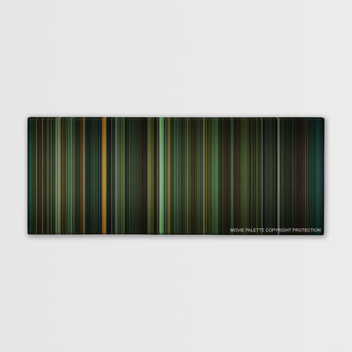The Shape of Water color palette canvas print: thousands of thin vertical stripes of color