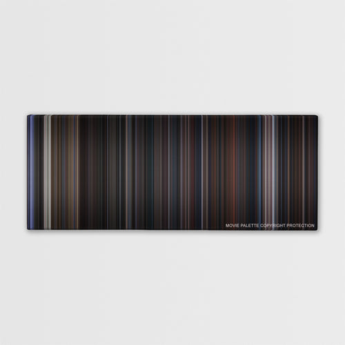 The Addams Family color palette canvas print: thousands of thin vertical stripes of color