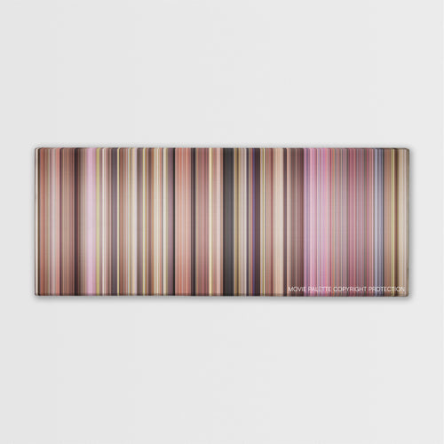 Kingpin color palette canvas print: thousands of thin vertical stripes of color