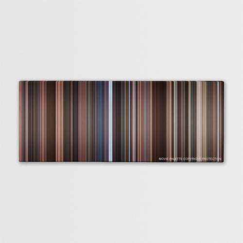 He's Just Not That Into You color palette canvas print: thousands of thin vertical stripes of color