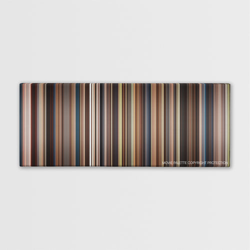 The Longest Ride color palette canvas print: thousands of thin vertical stripes of color