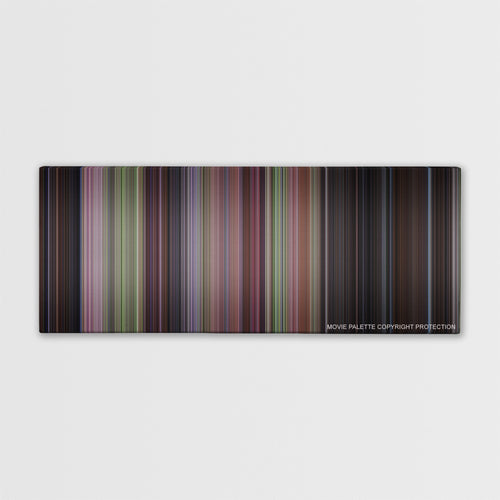 Scream 2 color palette canvas print: thousands of thin vertical stripes of color
