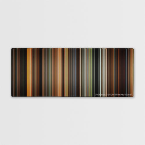 The Time Traveler's Wife color palette canvas print: thousands of thin vertical stripes of color
