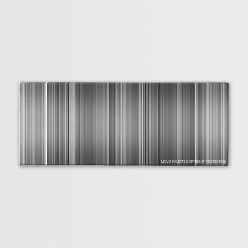 Judgment at Nuremberg color palette canvas print: thousands of thin vertical stripes of color