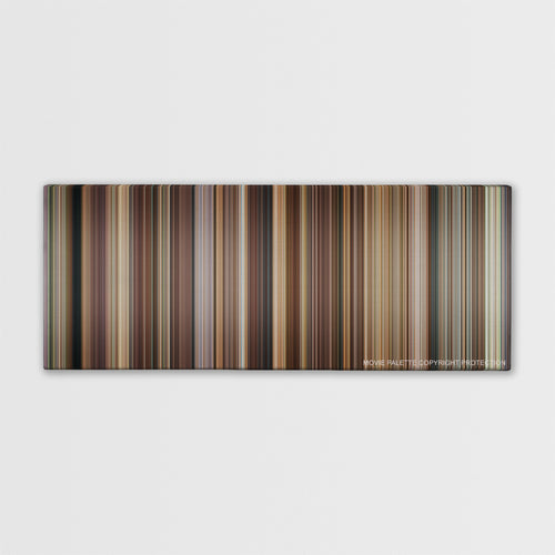 Evan Almighty color palette canvas print: thousands of thin vertical stripes of color