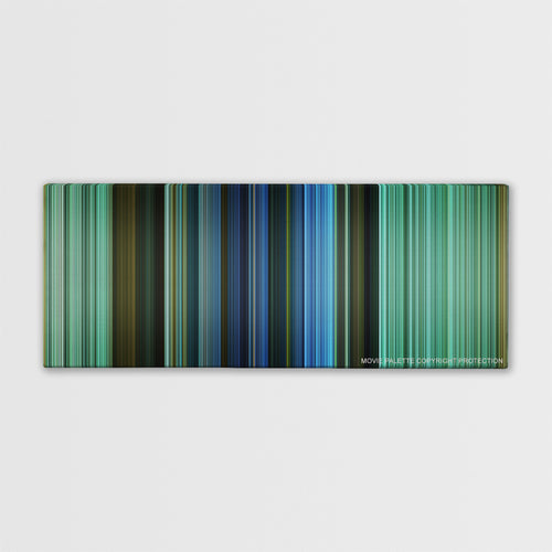 King Arthur color palette canvas print: thousands of thin vertical stripes of color