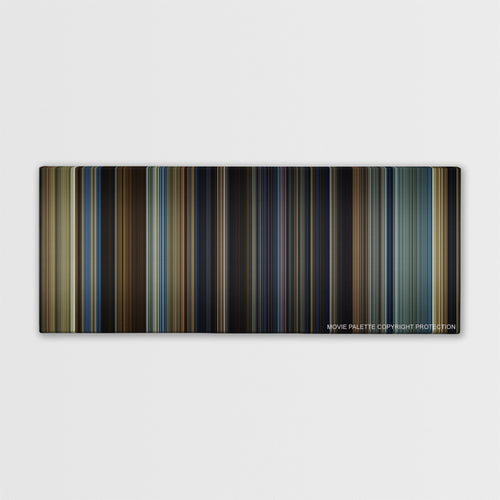 Exodus: Gods and Kings color palette canvas print: thousands of thin vertical stripes of color