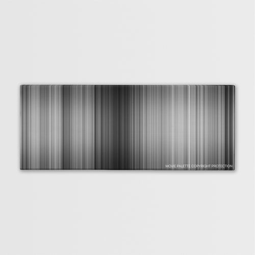 The Wages of Fear color palette canvas print: thousands of thin vertical stripes of color