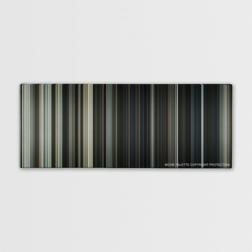 Letters from Iwo Jima color palette canvas print: thousands of thin vertical stripes of color