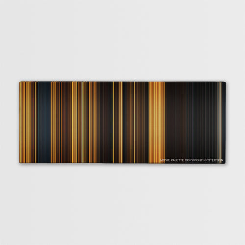 Riddick color palette canvas print: thousands of thin vertical stripes of color