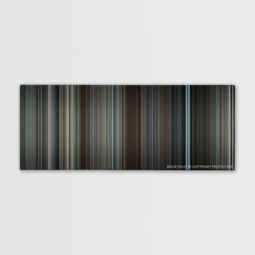 The Ghost Writer color palette canvas print: thousands of thin vertical stripes of color