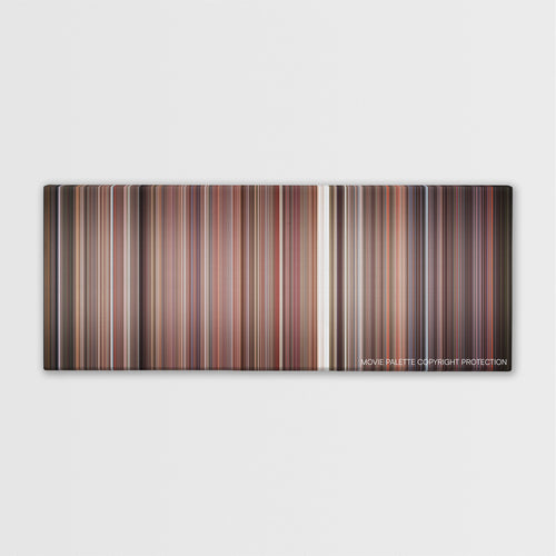 Empire Records color palette canvas print: thousands of thin vertical stripes of color