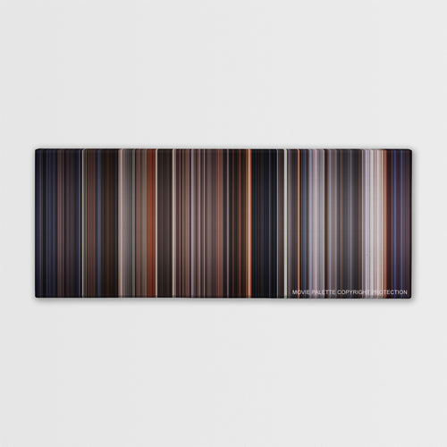 E.T. the Extra-Terrestrial color palette canvas print: thousands of thin vertical stripes of color