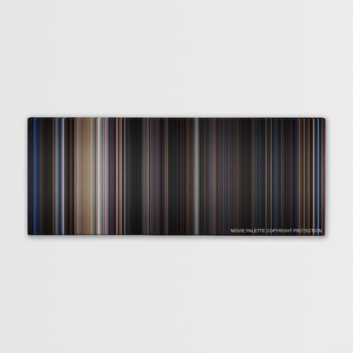 The Punisher color palette canvas print: thousands of thin vertical stripes of color