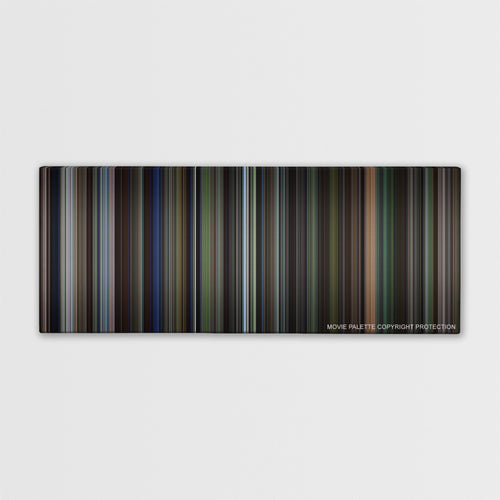 Legends of the Fall color palette canvas print: thousands of thin vertical stripes of color