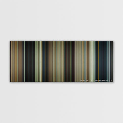 Paul color palette canvas print: thousands of thin vertical stripes of color