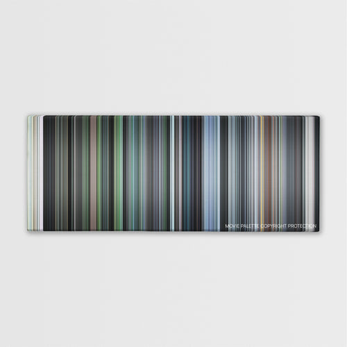 Come and See color palette canvas print: thousands of thin vertical stripes of color