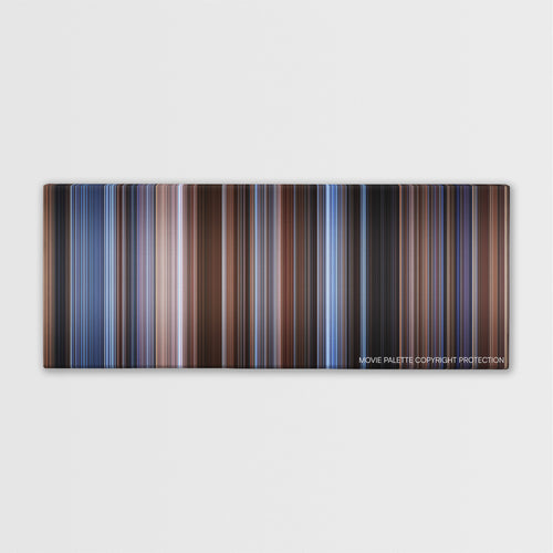 The Saint color palette canvas print: thousands of thin vertical stripes of color