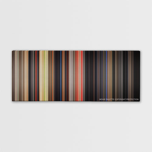 The Basketball Diaries color palette canvas print: thousands of thin vertical stripes of color