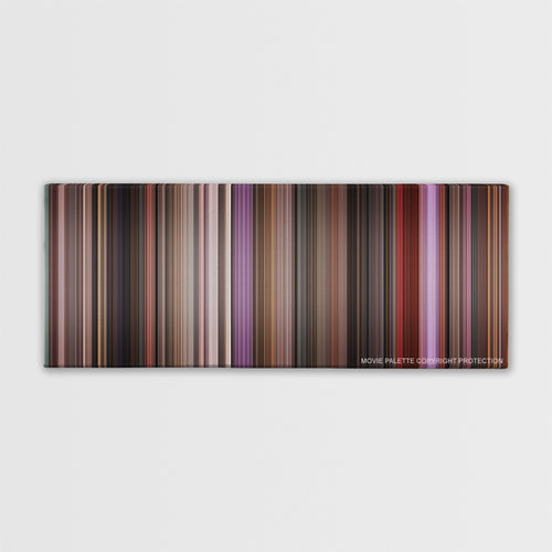 Singin' in the Rain color palette canvas print: thousands of thin vertical stripes of color