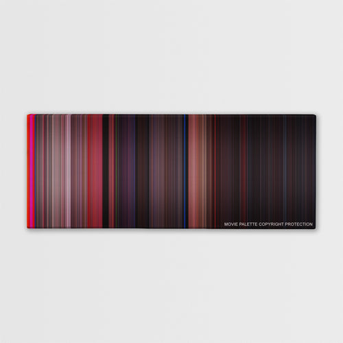 West Side Story color palette canvas print: thousands of thin vertical stripes of color