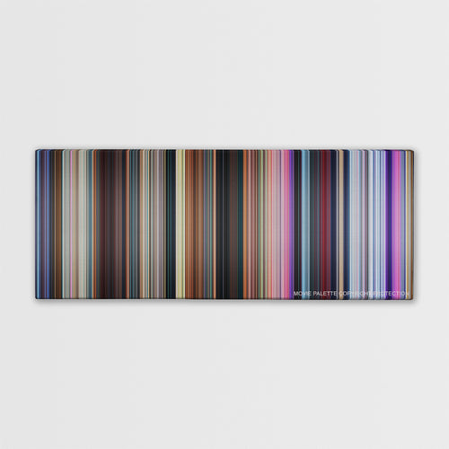 Big Hero 6 color palette canvas print: thousands of thin vertical stripes of color