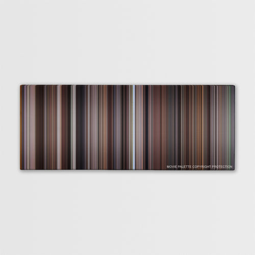 Wall Street color palette canvas print: thousands of thin vertical stripes of color