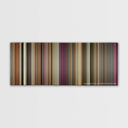 I Now Pronounce You Chuck & Larry color palette canvas print: thousands of thin vertical stripes of color