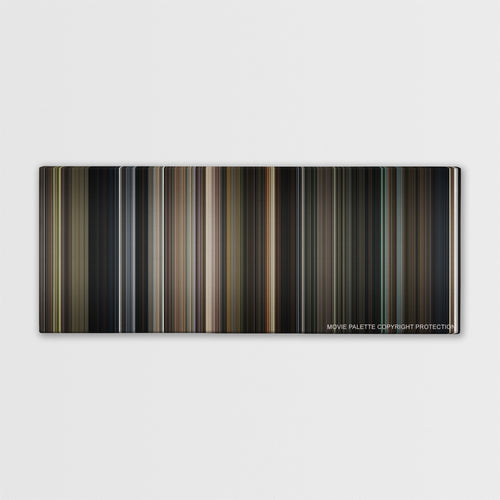 Annabelle color palette canvas print: thousands of thin vertical stripes of color