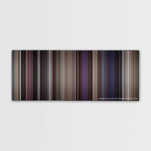 The Blues Brothers color palette canvas print: thousands of thin vertical stripes of color