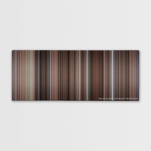Four Weddings and a Funeral color palette canvas print: thousands of thin vertical stripes of color