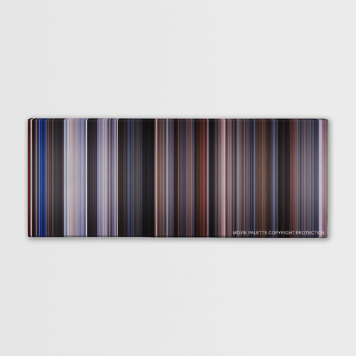 12 Monkeys color palette canvas print: thousands of thin vertical stripes of color