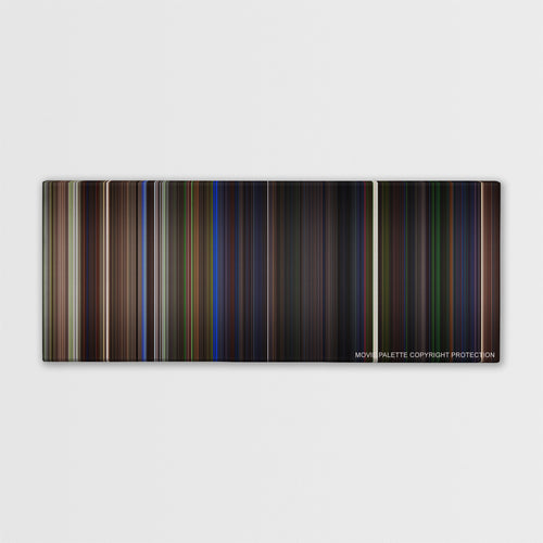 Beetlejuice color palette canvas print: thousands of thin vertical stripes of color