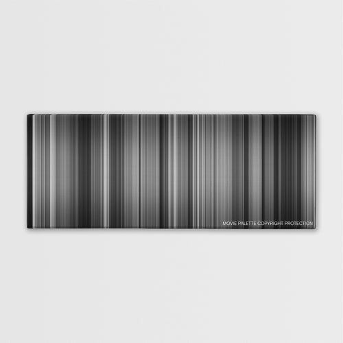 It's a Wonderful Life color palette canvas print: thousands of thin vertical stripes of color