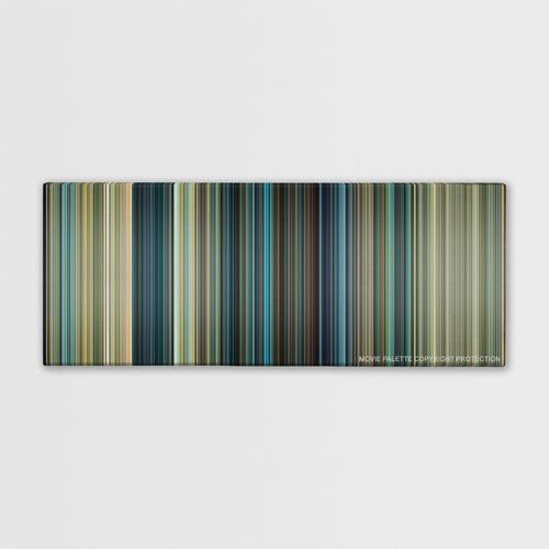 Transformers color palette canvas print: thousands of thin vertical stripes of color