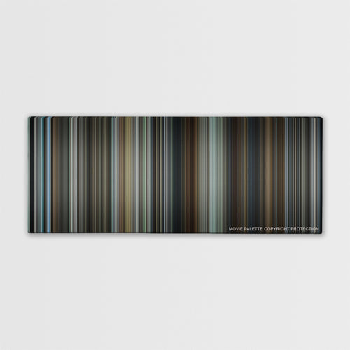 The Post color palette canvas print: thousands of thin vertical stripes of color