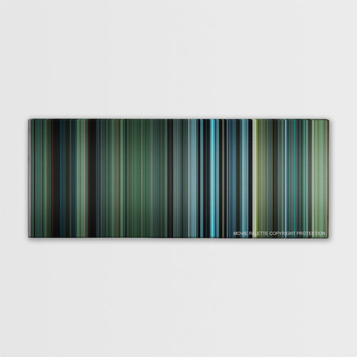 Defiance color palette canvas print: thousands of thin vertical stripes of color