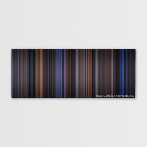 The Cable Guy color palette canvas print: thousands of thin vertical stripes of color
