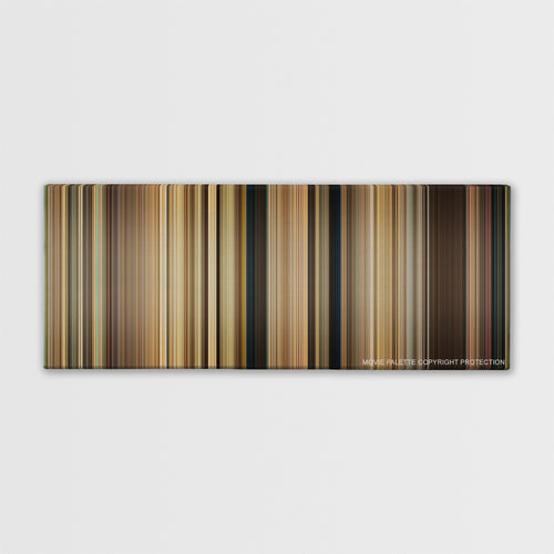 Saving Mr. Banks color palette canvas print: thousands of thin vertical stripes of color