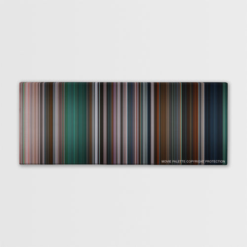 The Fast and the Furious: Tokyo Drift color palette canvas print: thousands of thin vertical stripes of color