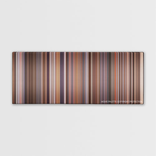 The First Wives Club color palette canvas print: thousands of thin vertical stripes of color