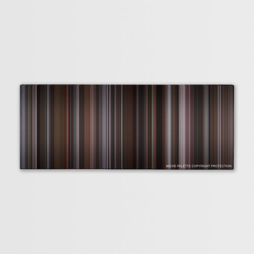 Lars and the Real Girl color palette canvas print: thousands of thin vertical stripes of color