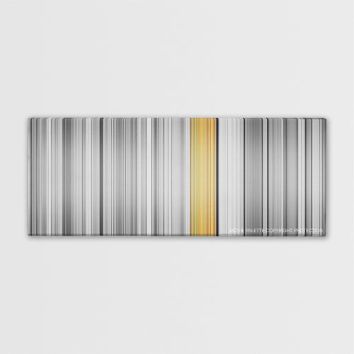 Clerks color palette canvas print: thousands of thin vertical stripes of color