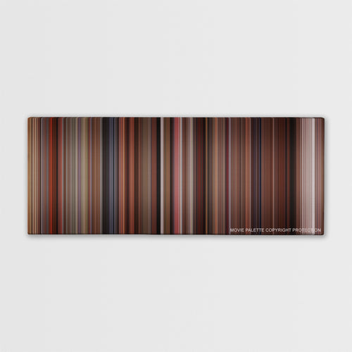 A Time to Kill color palette canvas print: thousands of thin vertical stripes of color
