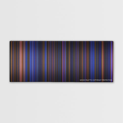 Hamilton color palette canvas print: thousands of thin vertical stripes of color