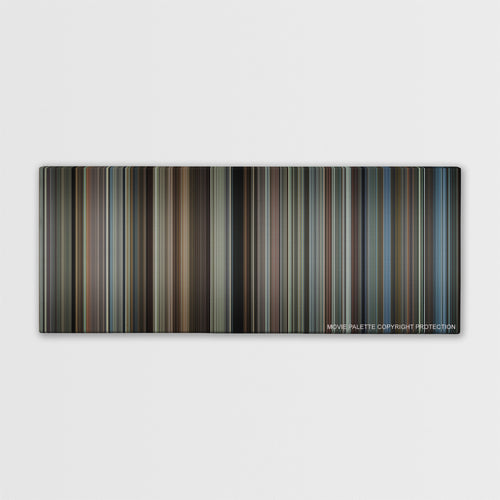 Foxcatcher color palette canvas print: thousands of thin vertical stripes of color