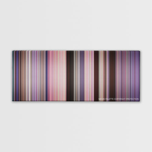The Replacements color palette canvas print: thousands of thin vertical stripes of color