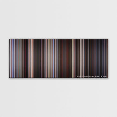 American Beauty color palette canvas print: thousands of thin vertical stripes of color