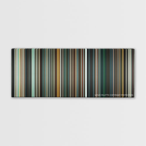 Batman v Superman: Dawn of Justice color palette canvas print: thousands of thin vertical stripes of color