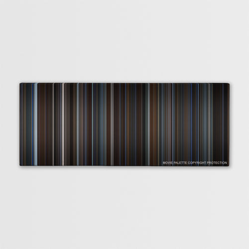 The Prestige color palette canvas print: thousands of thin vertical stripes of color